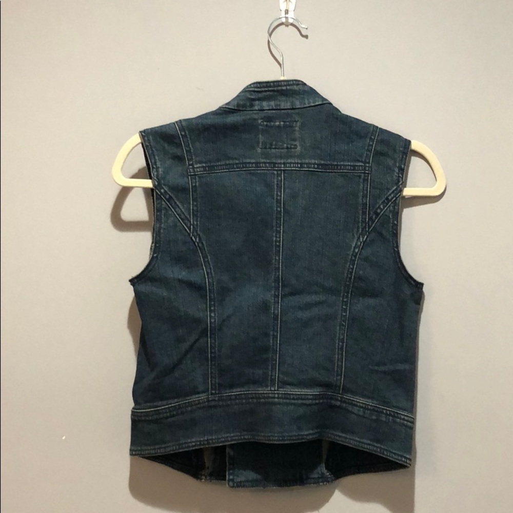 Biker Jean Vest - Picture 2 of 4